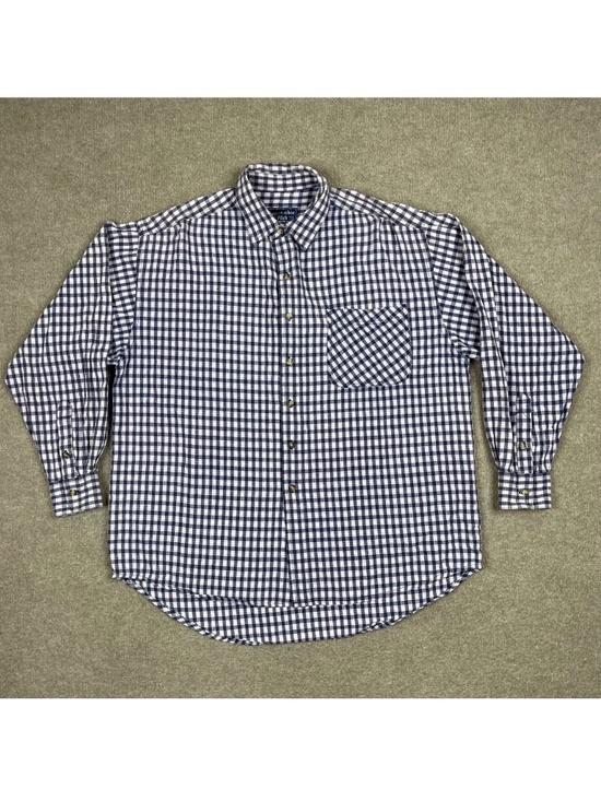 Abercrombie & Fitch Other - Vintage 90s Abercrombie & Fitch Button Up Shirt Men's Size L Purple Long Sleeve